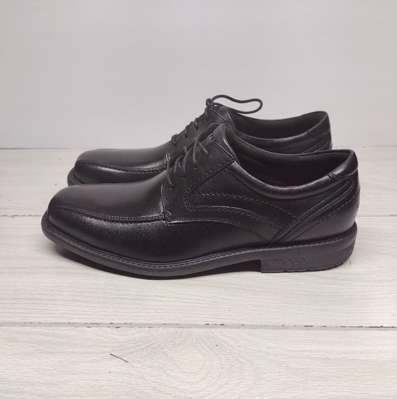 Rockport Men\'s Shoe\'s Leader Whitner Bike Toe Oxfords in Black 11.5 NEW main image 4